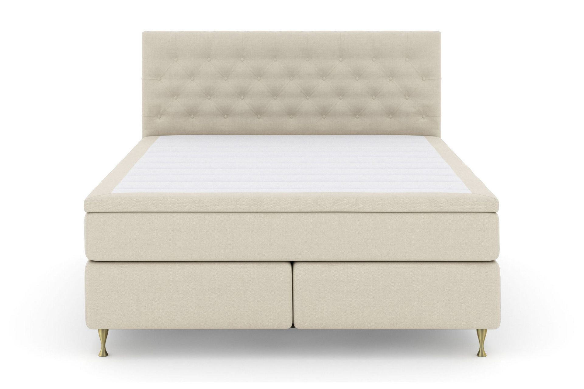 Select No 6 Komplett Sengepakke 180x200 F/M Lateks/Memory - Beige/Gullben