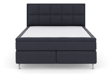 Select No 6 Komplett Sengepakke 180x200 Medium Memory/Pocket - Blå/Sølvben - Møbler - Senger - Komplett sengepakke