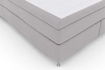 Select No 6 Komplett Sengepakke 180x200 Medium Watergel - Lysegrå/Sølvben - Møbler - Senger - Komplett sengepakke