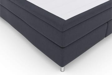 Select No 6 Komplett Sengepakke 210x210 F/M Memory/Pocket - Blå/Metallben - Møbler - Senger - Komplett sengepakke