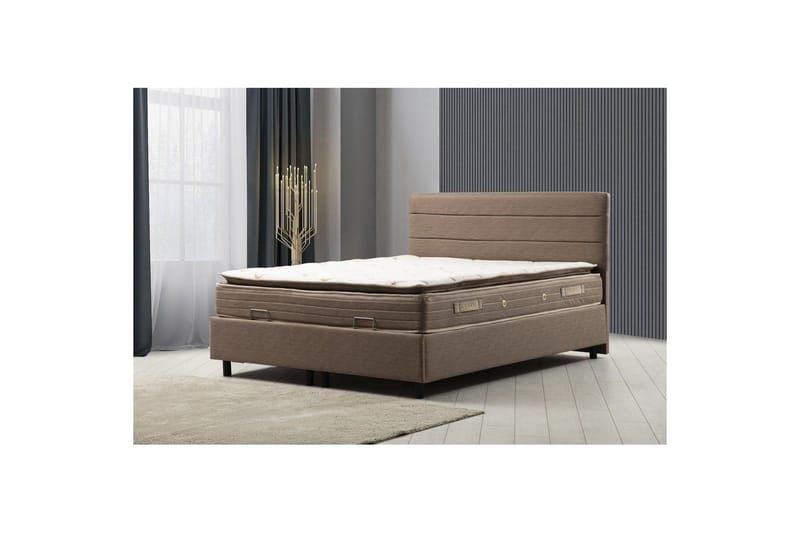 Selora Sengepakke Ramme Seng 160x200 cm - Brun - Møbler - Senger - Komplett sengepakke