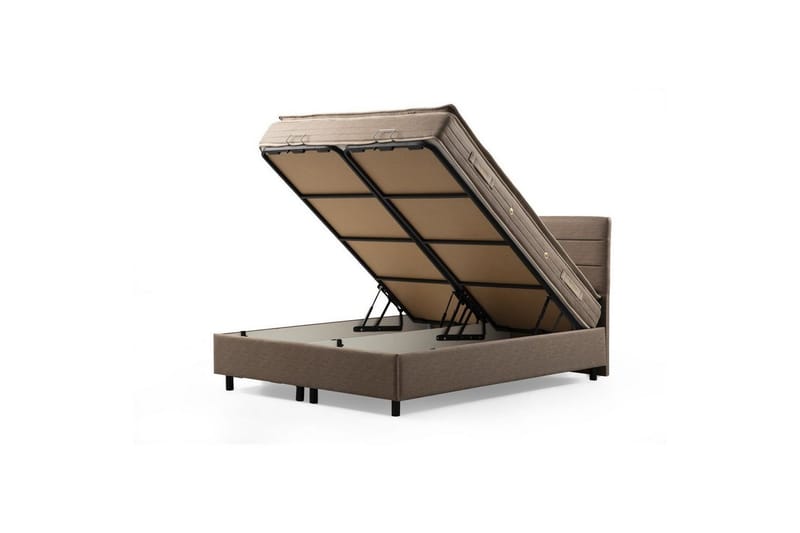 Selora Sengepakke Ramme Seng 160x200 cm - Brun - Møbler - Senger - Komplett sengepakke