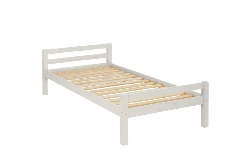 Seng Alpi 90x200 cm Hvit, Hvit