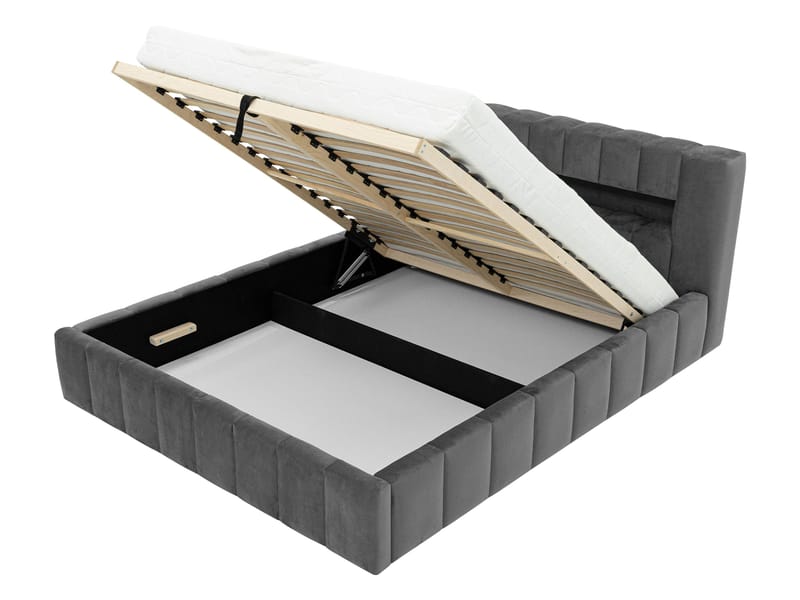 seng Amaro Velluto 02 140x200 - beige - Møbler - Senger - Sengeramme & sengestamme