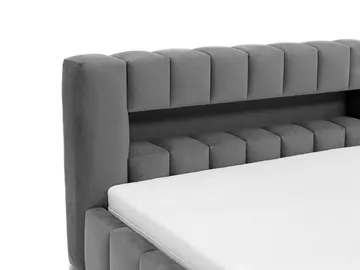 seng Amaro Velluto 16 180x200 - grå - Møbler - Senger - Sengeramme & sengestamme
