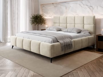 seng Amber Velluto 02 180x200 - beige - Møbler - Senger - Sengeramme & sengestamme