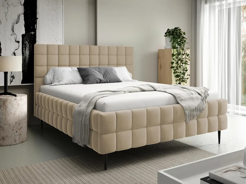 seng Ardea Fresh 03 140x200 - beige - Møbler - Senger - Sengeramme & sengestamme