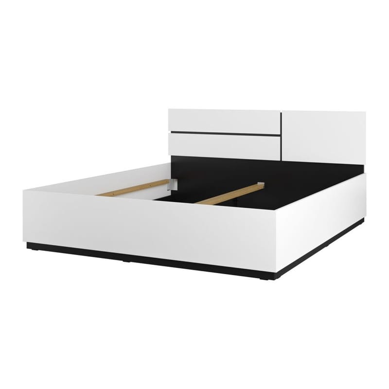 Seng Cross S - 180 cm, Hvit - Møbler - Senger - Sengeramme & sengestamme