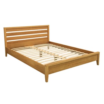 Seng HOME4YOU Chamba 160x200 cm med madrass Uno - naturlig - Møbler - Senger - Komplett sengepakke