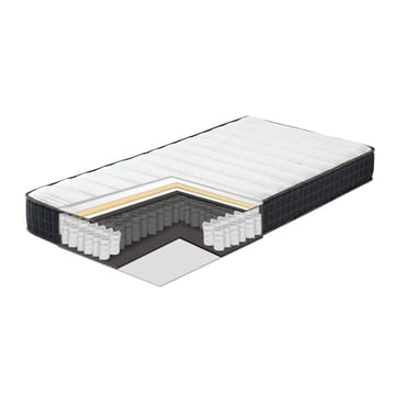 Seng HOME4YOU Chamba 160x200 cm med madrass Uno - naturlig - Møbler - Senger - Komplett sengepakke