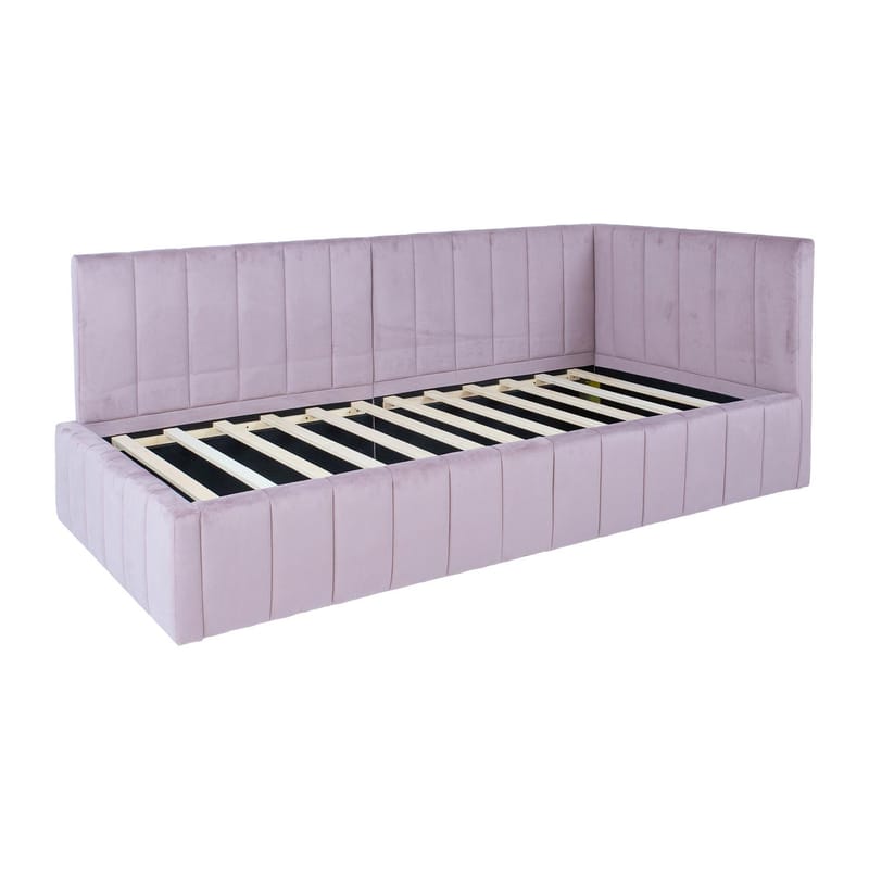 Seng HOME4YOU Jasper 90x200 cm 100x40xh115 cm, svart - Rosa - Møbler - Senger - Sengeramme & sengestamme