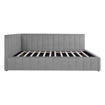 Seng HOME4YOU Jasper 90x200 cm 75x40xh102 cm, eik - Grå - Møbler - Senger - Sengeramme & sengestamme