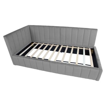 Seng HOME4YOU Jasper 90x200 cm 75x40xh102 cm, eik - Grå - Møbler - Senger - Sengeramme & sengestamme