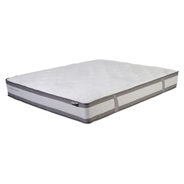 Seng HOME4YOU Jasper 90x200 cm med madrass Harmony Duo 100x40xh140 cm, eik - mauverosa - Møbler - Senger - Sengeramme & sengestamme