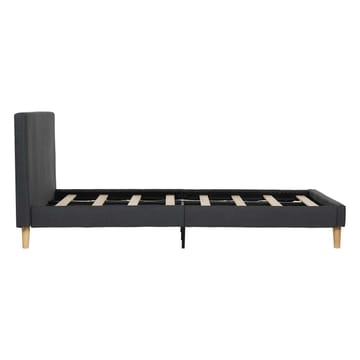 Seng HOME4YOU Juno 90x200 cm grå - grå - Møbler - Senger - Sengeramme & sengestamme