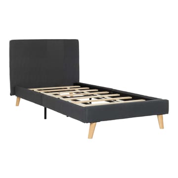Seng HOME4YOU Juno 90x200 cm grå - grå - Møbler - Senger - Sengeramme & sengestamme