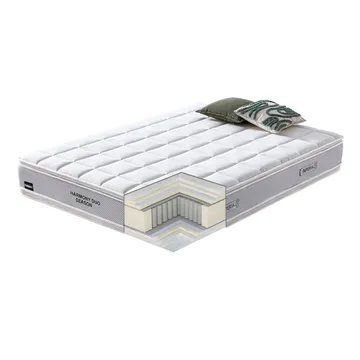 Seng HOME4YOU Lara med madrass Harmony Duo Season 90x200 cm Champagne - champagne - Møbler - Senger - Gjesteseng & ekstraseng - Uttrekkbar seng