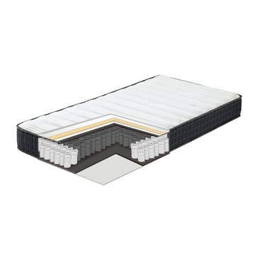 Seng HOME4YOU Lara med to madrasser Harmony Uno 90x200 cm Champagne - Champagne - Møbler - Senger - Komplett sengepakke