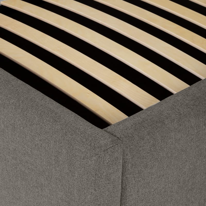 Seng HOME4YOU Leena 160x200 cm Mørk beige - Mørk beige - Møbler - Senger - Sengeramme & sengestamme