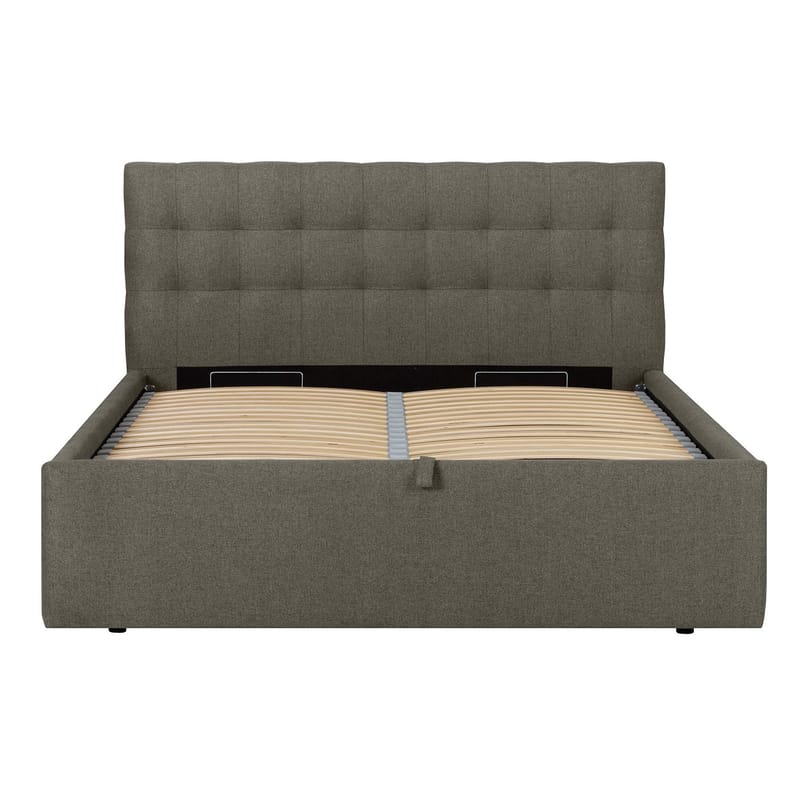 Seng HOME4YOU Leena 160x200 cm Mørk beige - Mørk beige - Møbler - Senger - Sengeramme & sengestamme