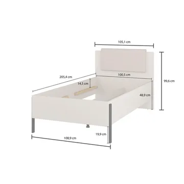 Seng Jukon S - 100 cm - Møbler - Senger - Sengeramme & sengestamme