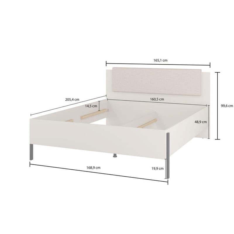 Seng Jukon S - 160 cm - Møbler - Senger - Sengeramme & sengestamme