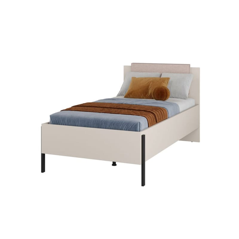 Seng Jukon S med løft for oppbevaring, 100 cm