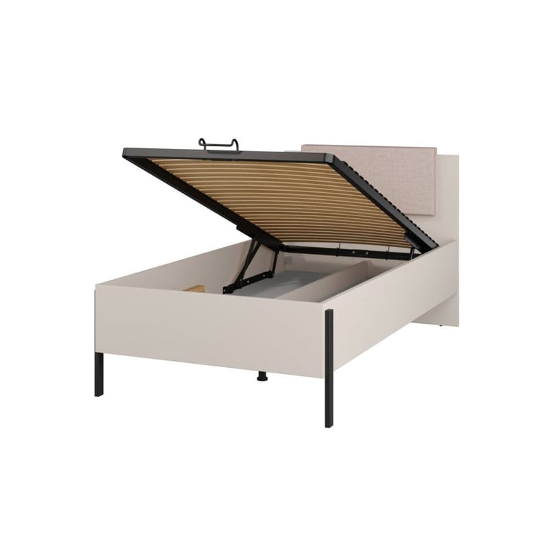 Seng Jukon S med løft for oppbevaring - 100 cm - Møbler - Senger - Sengeramme & sengestamme