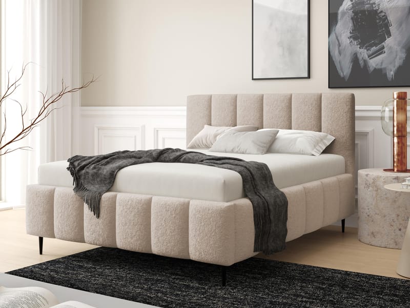 seng Lunaro Lambi 06 140x200 - beige - Møbler - Senger - Sengeramme & sengestamme