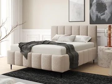 seng Lunaro Lambi 06 160x200 - beige - Møbler - Senger - Sengeramme & sengestamme