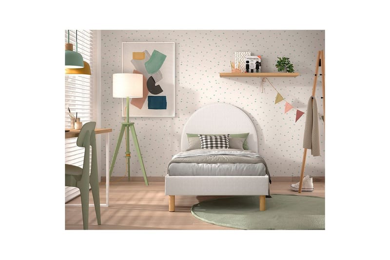 Seng Måne Hvit, 90 x 200 cm - Hvit, 90 x 200 cm - Møbler - Senger - Sengeramme & sengestamme