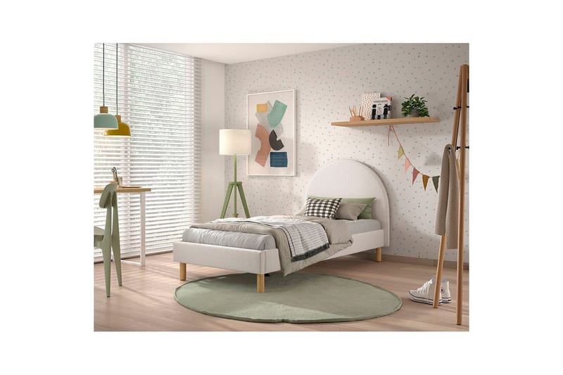 Seng Måne Hvit, 90 x 200 cm - Hvit, 90 x 200 cm - Møbler - Senger - Sengeramme & sengestamme