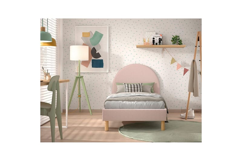 Seng Måne Rosa, 90 x 200 cm - Rosa, 90 x 200 cm - Møbler - Senger - Sengeramme & sengestamme