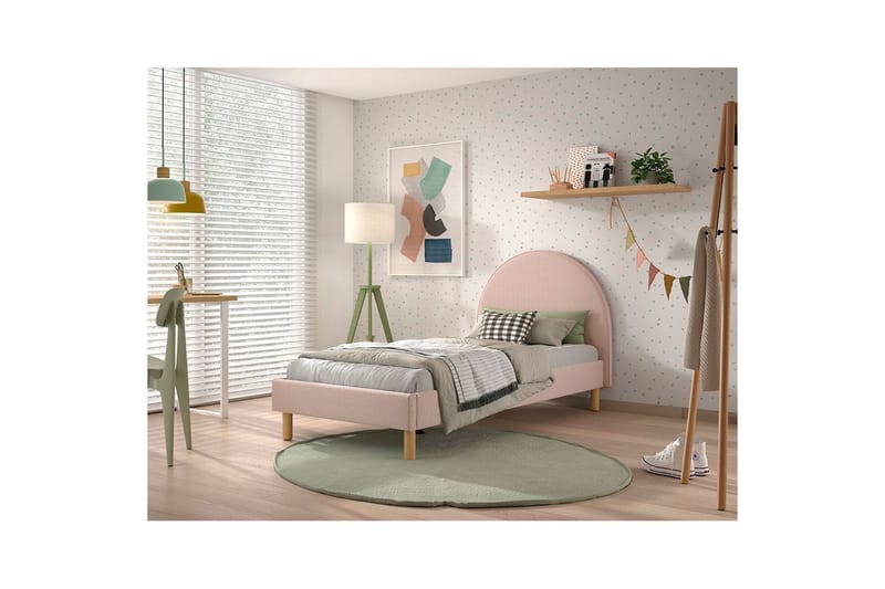 Seng Måne Rosa, 90 x 200 cm - Rosa, 90 x 200 cm - Møbler - Senger - Sengeramme & sengestamme