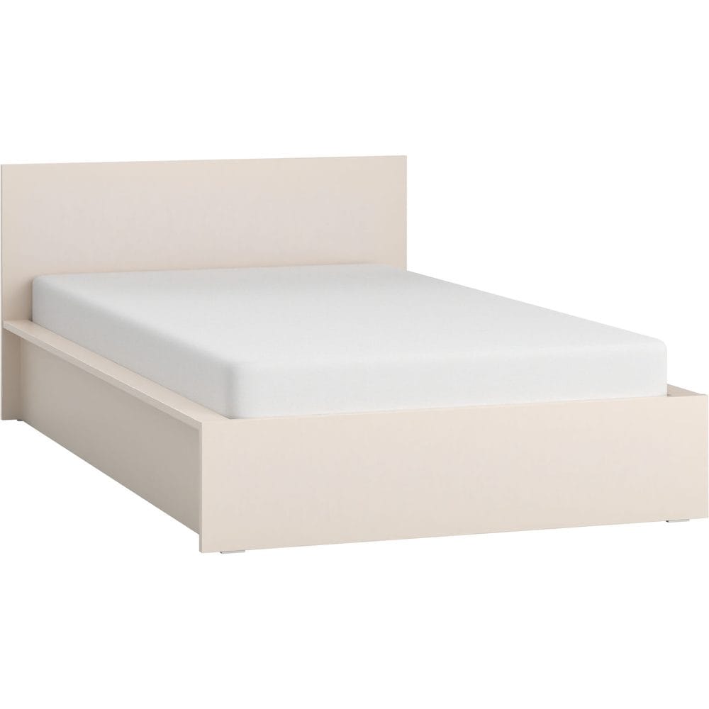 Seng med hodegjerde 4 You Fresh med Trespiler på Tape Sand Beige - 120 x 200 cm