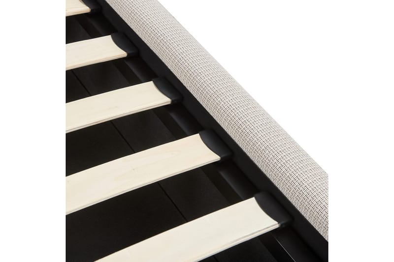 Seng med lagring Bajonna - Beige, 160x200 cm - Møbler - Senger - Sengeramme & sengestamme