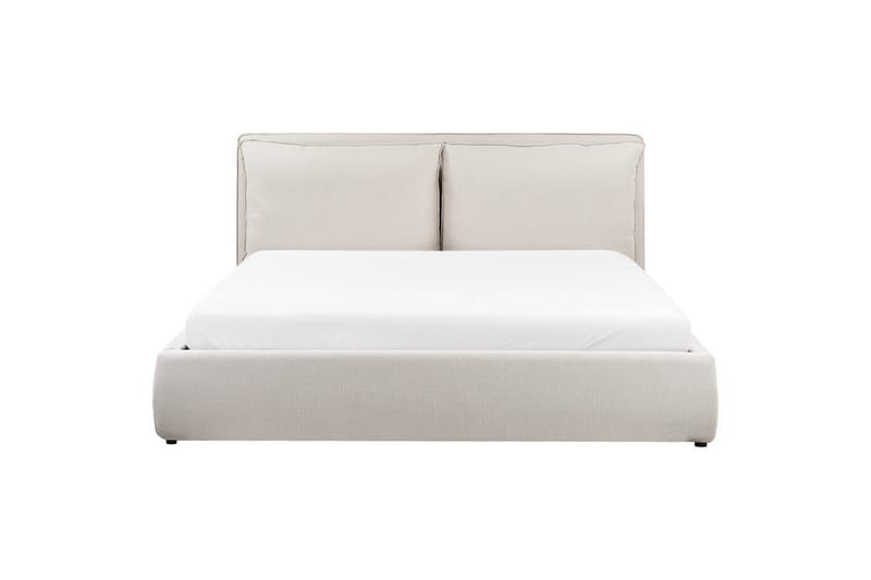 Seng med lagring Bajonna - Beige, 180x200 cm - Møbler - Senger - Sengeramme & sengestamme
