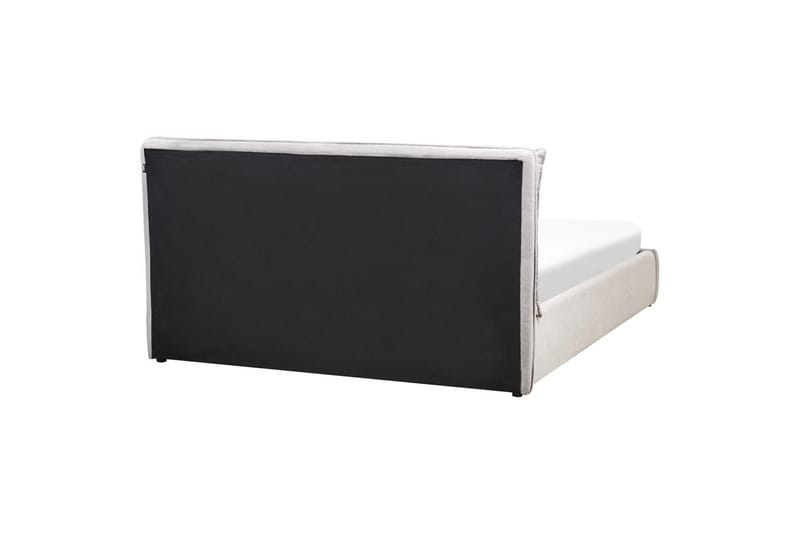 Seng med lagring Bajonna - Grå, 160x200 cm - Møbler - Senger - Sengeramme & sengestamme