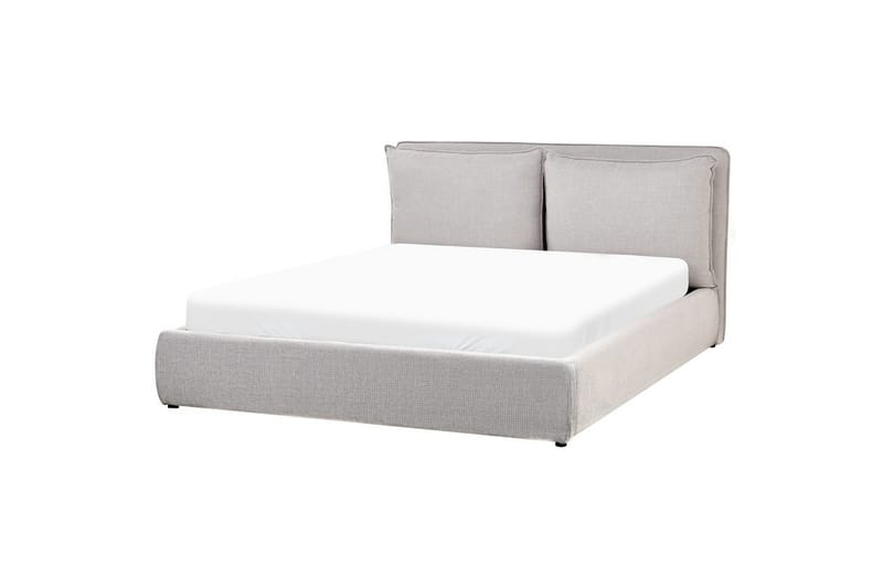 Seng med lagring Bajonna - Grå, 160x200 cm - Møbler - Senger - Sengeramme & sengestamme