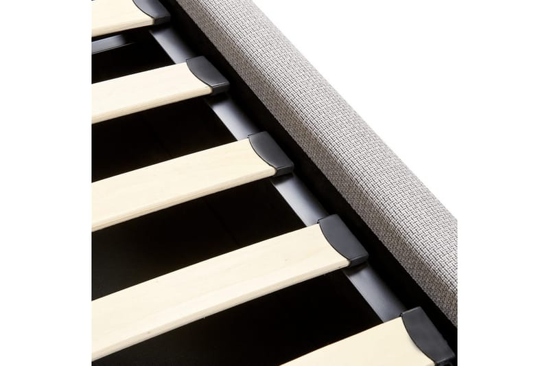 Seng med lagring Bajonna - Grå, 160x200 cm - Møbler - Senger - Sengeramme & sengestamme