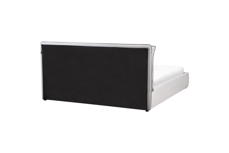 Seng med lagring Bajonna - Grå, 180x200 cm - Møbler - Senger - Sengeramme & sengestamme