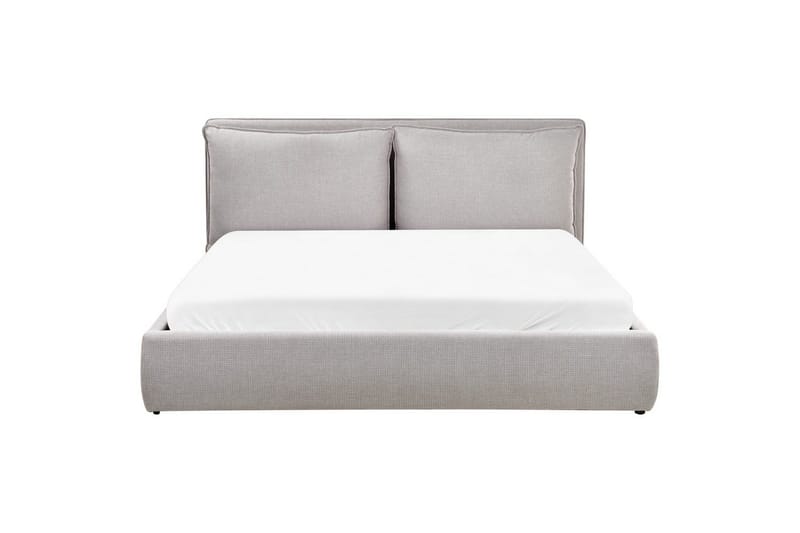 Seng med lagring Bajonna - Grå, 180x200 cm - Møbler - Senger - Sengeramme & sengestamme