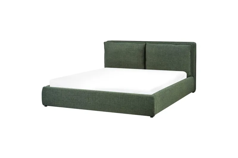 Seng med lagring Bajonna - Grønn, 180x200 cm - Møbler - Senger - Sengeramme & sengestamme