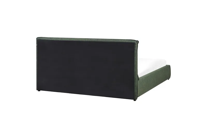 Seng med lagring Bajonna - Grønn, 180x200 cm - Møbler - Senger - Sengeramme & sengestamme