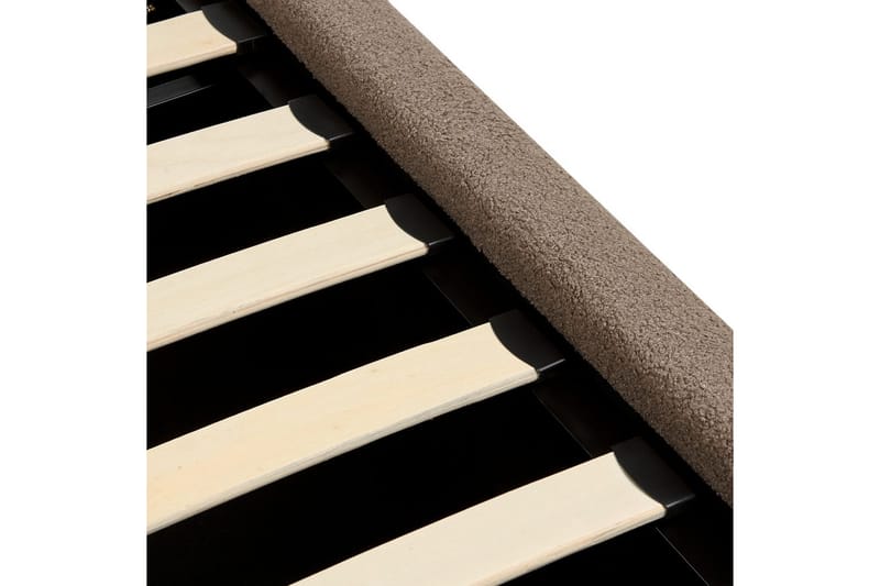 Seng med lagring Bajonna - Taupe, 160x200 cm - Møbler - Senger - Sengeramme & sengestamme