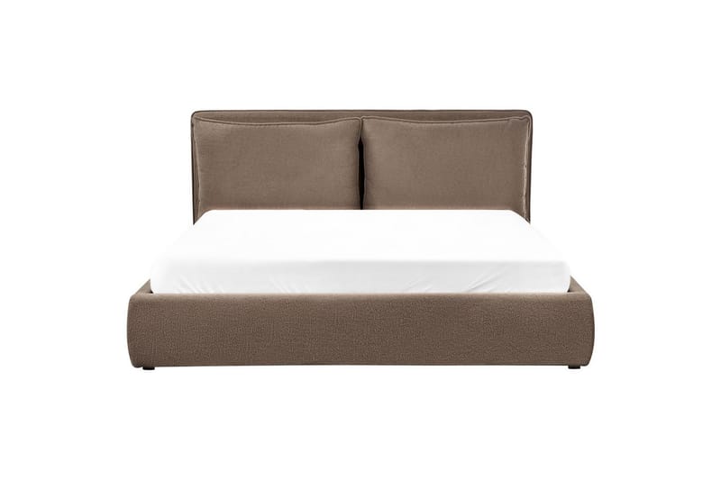 Seng med lagring Bajonna - Taupe, 180x200 cm - Møbler - Senger - Sengeramme & sengestamme