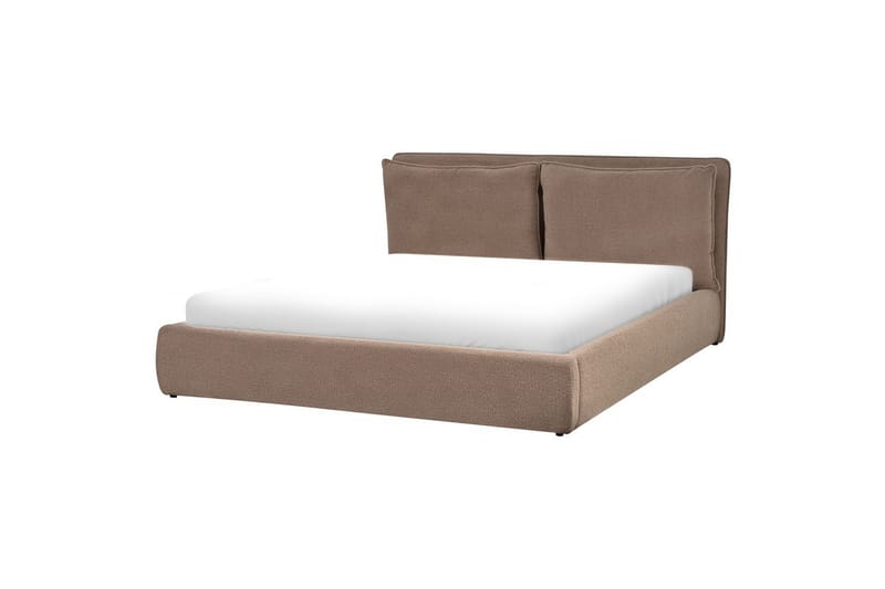 Seng med lagring Bajonna - Taupe, 180x200 cm - Møbler - Senger - Sengeramme & sengestamme