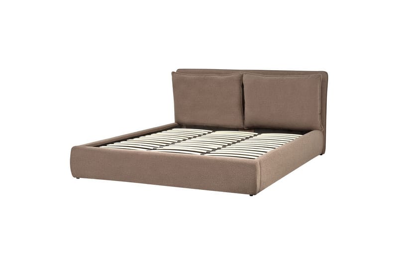 Seng med lagring Bajonna - Taupe, 180x200 cm - Møbler - Senger - Sengeramme & sengestamme