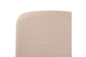 Seng med lagring Blagnac - Beige/Bouclé, 160x200 cm - Møbler - Senger - Sengeramme & sengestamme