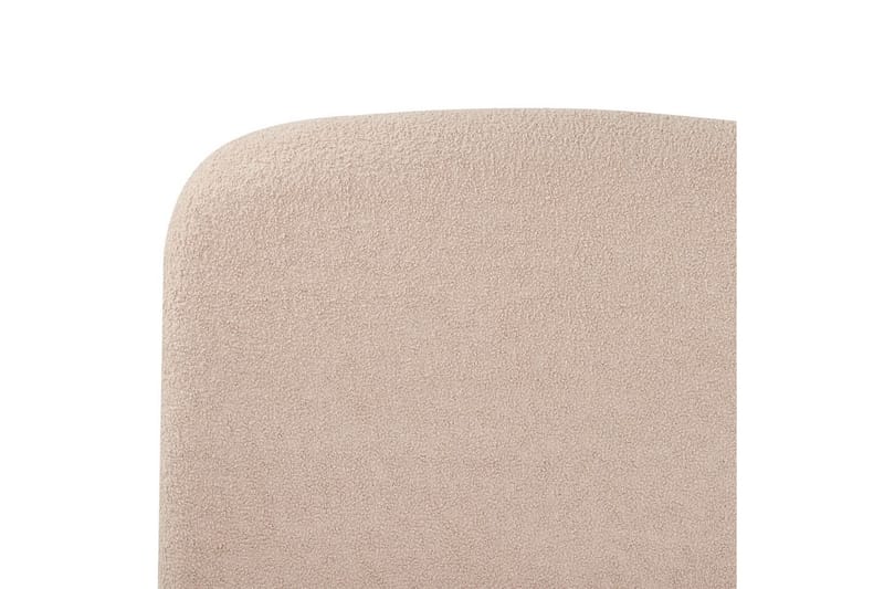 Seng med lagring Blagnac - Beige/Bouclé, 160x200 cm - Møbler - Senger - Sengeramme & sengestamme